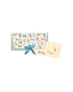 SOBRE REGALO LAZO TURNOWSKY + TARJETA 11X23CM GATITOS