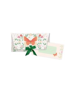 SOBRE REGALO LAZO TURNOWSKY + TARJETA 11X23CM MARIPOSA