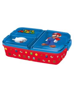 FIAMBRERA KIDS PLASTICO MULTIPLE SUPER MARIO 16,5X19,5CM