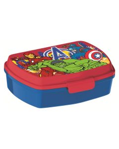 FIAMBRERA KIDS PLASTICO RECTANGULAR AVENGERS BOMBERS 14X17CM
