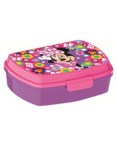 FIAMBRERA KIDS PLASTICO RECTANGULAR MINNIE BOLD FLORALS 14X17CM