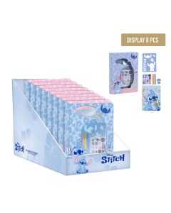 SET PAPELERIA A.CERDA CUADERNO COLOREAR 7 PIEZAS STITCH