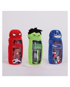 SET PAPELERIA A.CERDA PORTATODO PELUCHE 5 PIEZAS AVENGERS