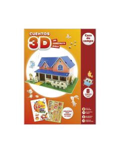 LIBRO IMAGILAND PLAYTIME CUENTOS PARA IMAGINAR Y CONSTRUIR 3D CASA DE CAMPO +3 AÑOS