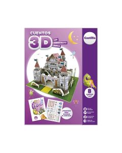 LIBRO IMAGILAND PLAYTIME CUENTOS PARA IMAGINAR Y CONSTRUIR 3D CASTILLO +3 AÑOS