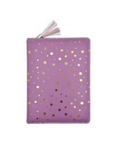 CUADERNO DIDEX ACOLCHADO COOPER FUCSIA CON CREMALLERA 21X15CM 80G 192H PUNTEADO