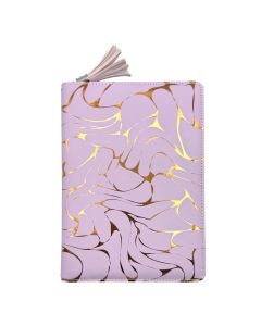 CUADERNO DIDEX ACOLCHADO COOPER ROSA CON CREMALLERA 21X15CM 80G 192H PUNTEADO