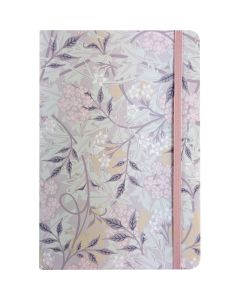 CUADERNO DIDEX TAPA DURA MORRIS BLANCO CON GOMA 21X15CM 80G 192H PUNTEADO
