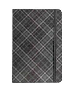 CUADERNO DIDEX ACOLCHADO SUITE GRIS CON GOMA 21X15CM 80G 192H PUNTEADO