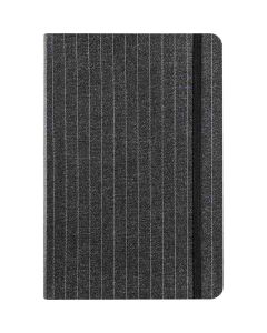 CUADERNO DIDEX ACOLCHADO SUITE NEGRO CON GOMA 21X15CM 80G 192H PUNTEADO