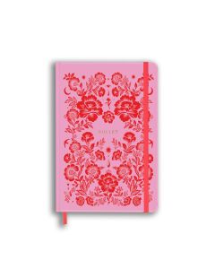 CUADERNO HANNAI TAPA DURA BULLETS JOURNALS TAMARA CON GOMA 21X15CM 100G 128H PUNTEADO