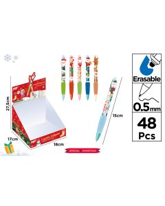 BOLIGRAFO BORRABLE MP NAVIDAD CH57029 EXPOSITOR 48UD