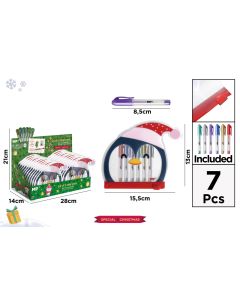 BOLIGRAFO MP NAVIDAD METALIZADO MINI 6 COLORES