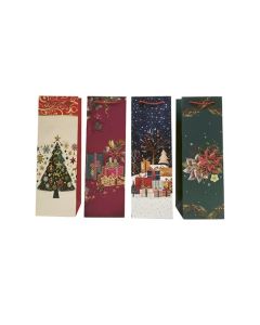 BOLSA BOTELLERO ARGUVAL NAVIDAD 35X12X10CM PAQUETE 12UD