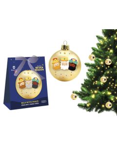 BOLA DE NAVIDAD BISMARK REYES MAGOS 10CM