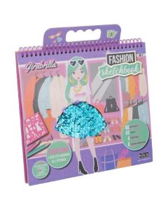 CUADERNO ACTIVIDADES NICE BOCETOS GIRABRILLA FASHION +4 AÑOS