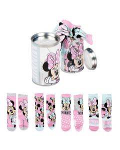 CALCETINES A.CERDA HUCHA METAL MINNIE TALLAS 23-26/31-34 PACK-4UD