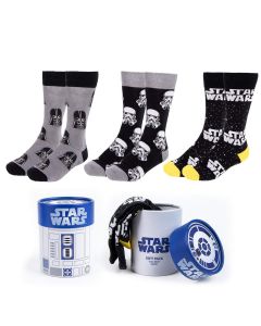 CALCETINES A.CERDA STAR WARS TALLAS 38-45 PACK-3UD