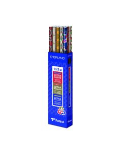 PAPEL REGALO FABRIANO ROLLO NAVIDAD CHRISTMAS TIME 1X2M CAJA 30UD