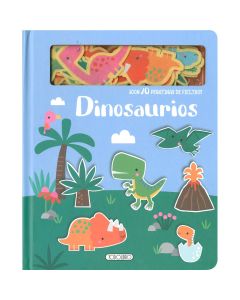 LIBRO TODOLIBRO INTERACTIVO FIELTRO DINOSAURIOS +3 AÑOS