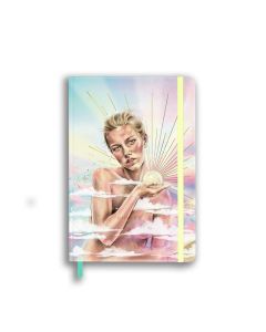 CUADERNO HANNAI TAPA DURA BULLETS JOURNALS ALBA CON GOMA 21X15CM 100G 128H PUNTEADO