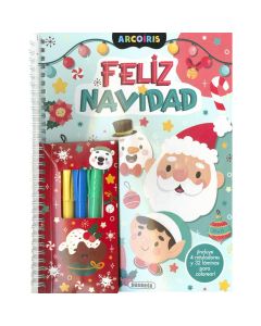 LIBRO SUSAETA ARCOIRIS FELIZ NAVIDAD +5 AÑOS