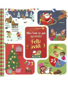 LIBRO SUSAETA MIRA TODO LO QUE APRENDO FELIZ NAVIDAD +5 AÑOS