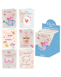 POSTAL FELICITACION ARGUVAL AMOR 19X13CM