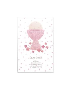 ESTAMPA ARGUVAL COMUNION BUSQUETS B0100518917 CALIZ ROSA PAQUETE 25UD