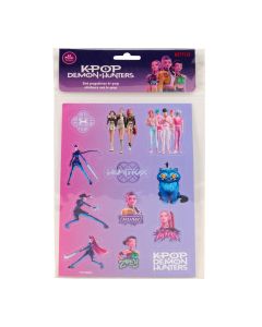 PEGATINAS SAFTA K-POP DEMON HUNTERS STATIONERY BLISTER 12UD