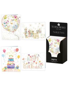 POSTAL FELICITACION TURNOWSKY SUMMER SURTIDA 17X12CM